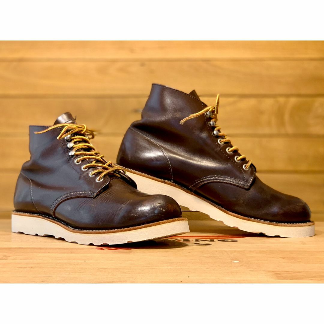 REDWING - 8160中古8D/レッドウィングアイリッシュセッター濃茶 REDWING - 8160中古8D/レッドウィングアイリッシュセッター濃茶