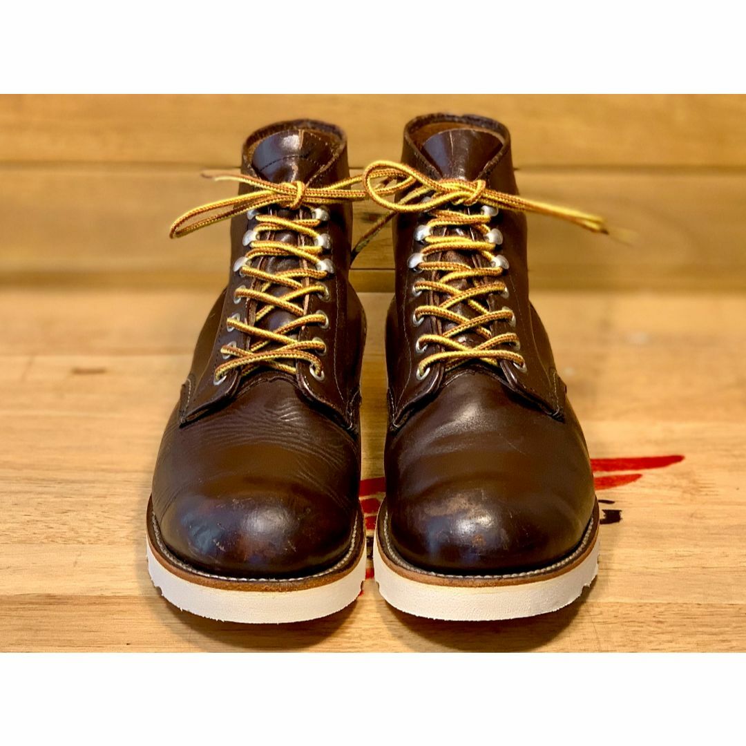 REDWING(レッドウィング)の8160中古8D／レッドウィングアイリッシュセッター濃茶ブーツブラウンビブラム メンズの靴/シューズ(ブーツ)の商品写真