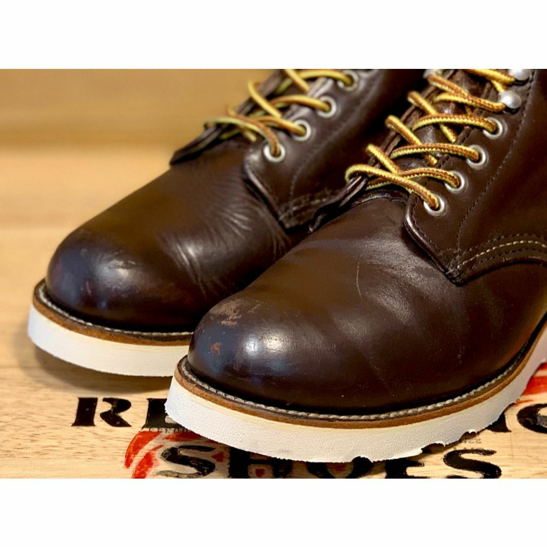 REDWING(レッドウィング)の8160中古8D／レッドウィングアイリッシュセッター濃茶ブーツブラウンビブラム メンズの靴/シューズ(ブーツ)の商品写真