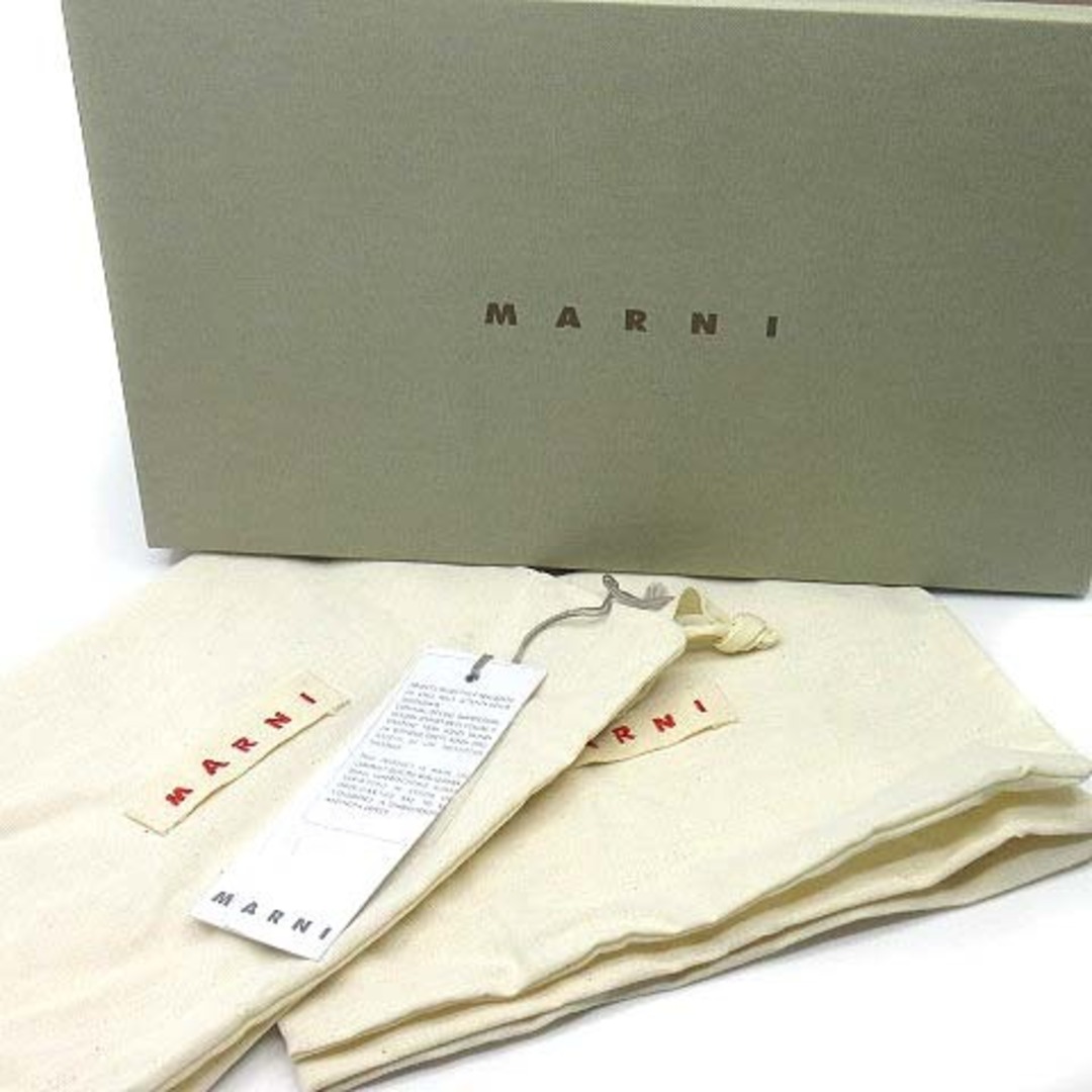 Marni(マルニ)のマルニ サンダル センターシーム バックストラップ レザー レッド 35 レディースの靴/シューズ(サンダル)の商品写真