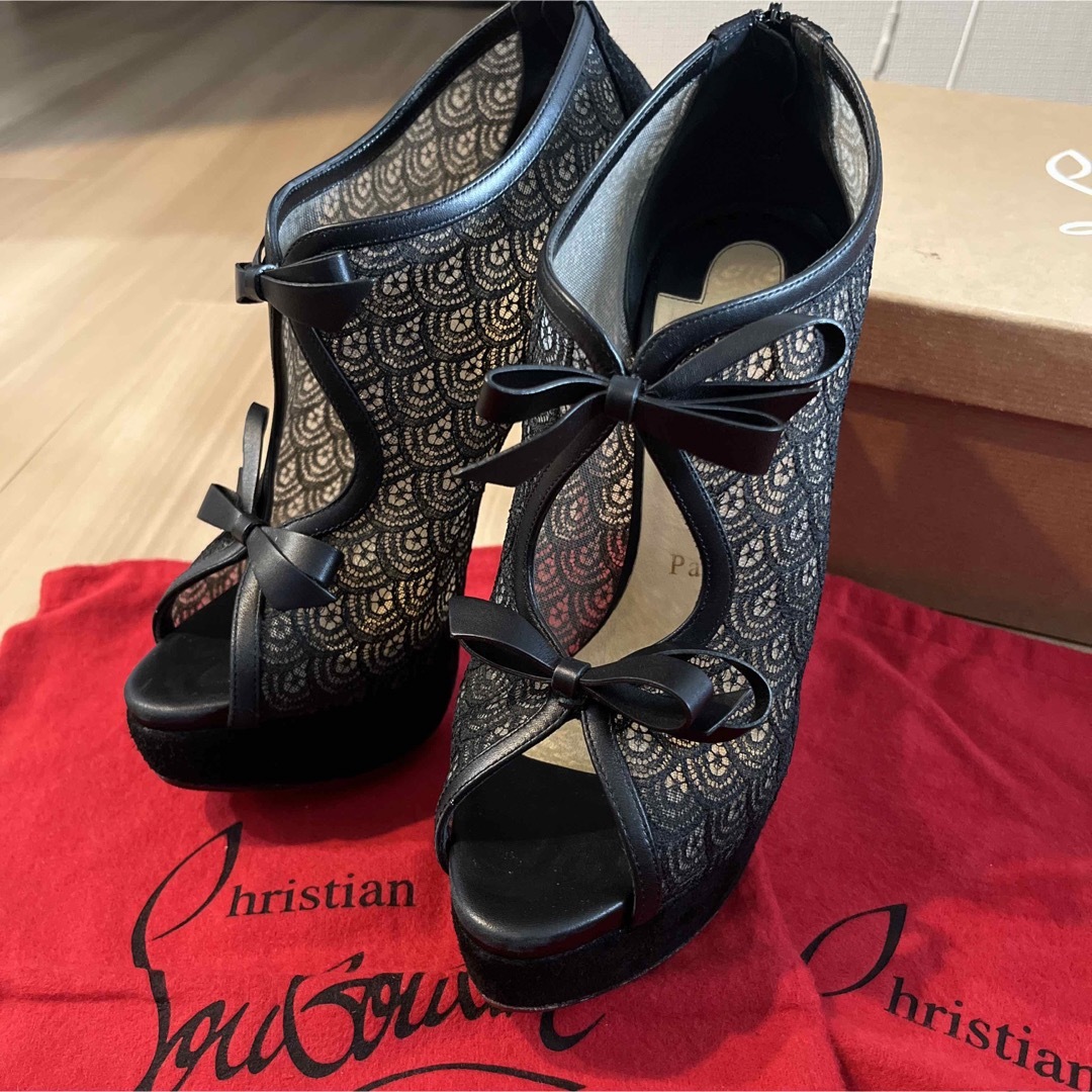 箱ありChristianLouboutin クリスチャンルブタン　ショートブーツ