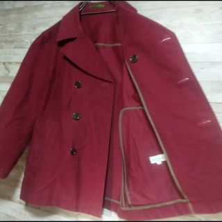 ☆Paul Smith☆ ピーコート ダブル コットン ワインレッド M