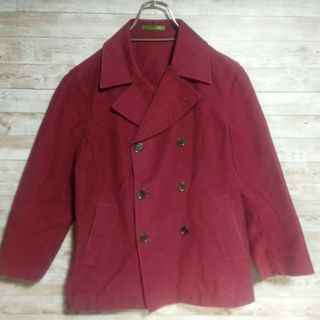 ☆Paul Smith☆ ピーコート ダブル コットン ワインレッド M