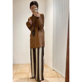 トゥデイフル(TODAYFUL)の❰美品❱TODAYFUL Jacquard Stripe Pants 38(カジュアルパンツ)