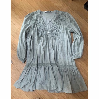 ザラ(ZARA)のZARAのチュニックsizeS(ミニワンピース)