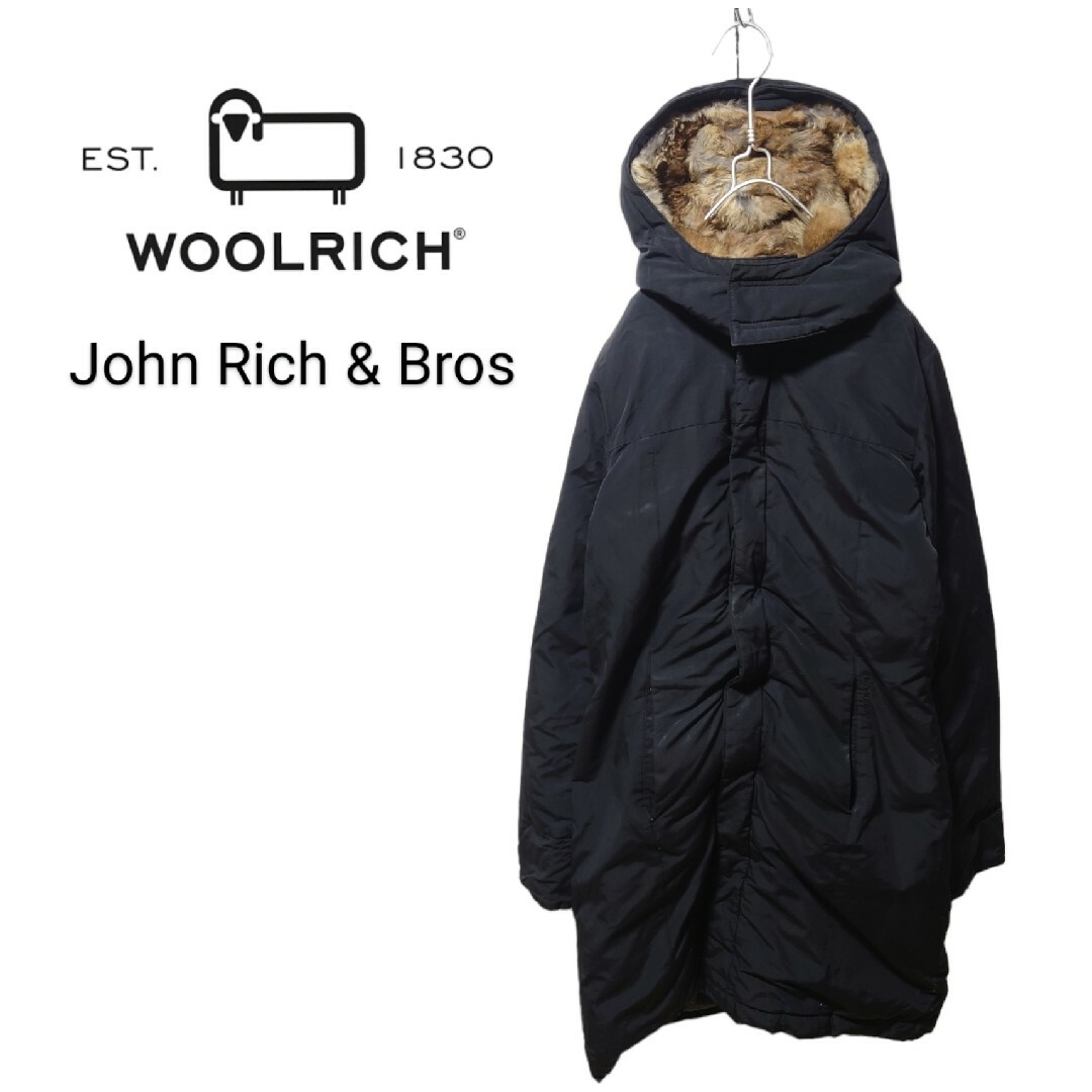 【WOOLRICH】ラビットファー ロングダウンコート A-1224 | フリマアプリ ラクマ