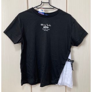 イオン(AEON)の【新品】キッズTシャツ　サイドリボン付(Tシャツ/カットソー)