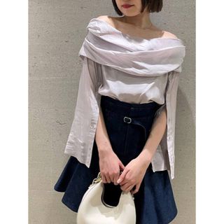 スナイデル(SNIDEL)のスナイデル♡SNIDEL♡シアーオフショルブラウス(シャツ/ブラウス(長袖/七分))