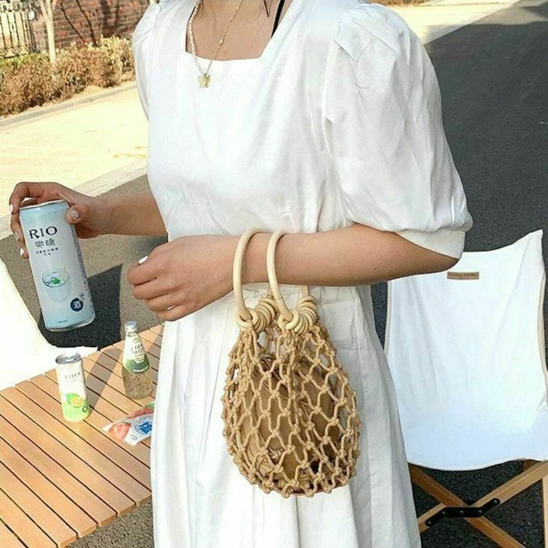 かごバッグ 編み込みバッグ ブラウン お祭り メッシュバッグ ブラウン 和服の通販 by Nao☆WeddingJewelry|ラクマ かごバッグ 編み込みバッグ ブラウン お祭り メッシュバッグ ブラウン 和服