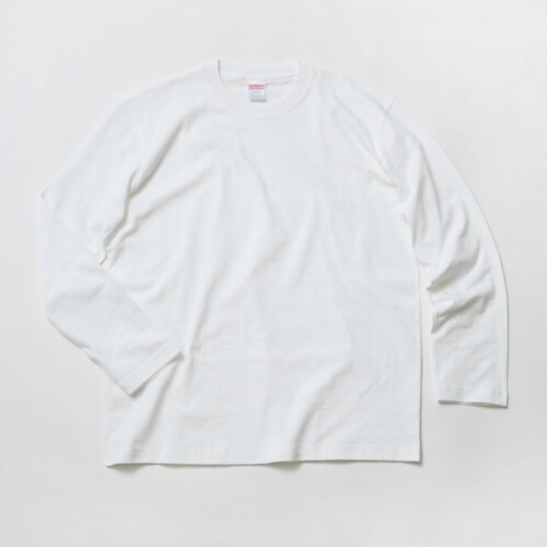 新品未使用 ユナイテッドアスレ リブ無し 長袖Tシャツ 白ホワイト 3枚 XL