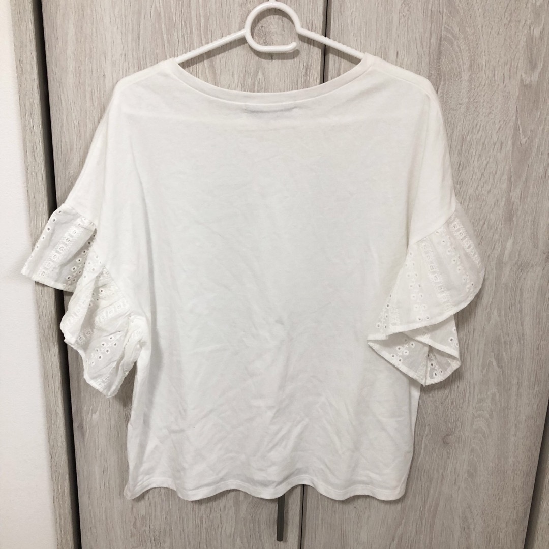 Lbc(エルビーシー)のLBC Tシャツレース　ホワイト レディースのトップス(Tシャツ(半袖/袖なし))の商品写真