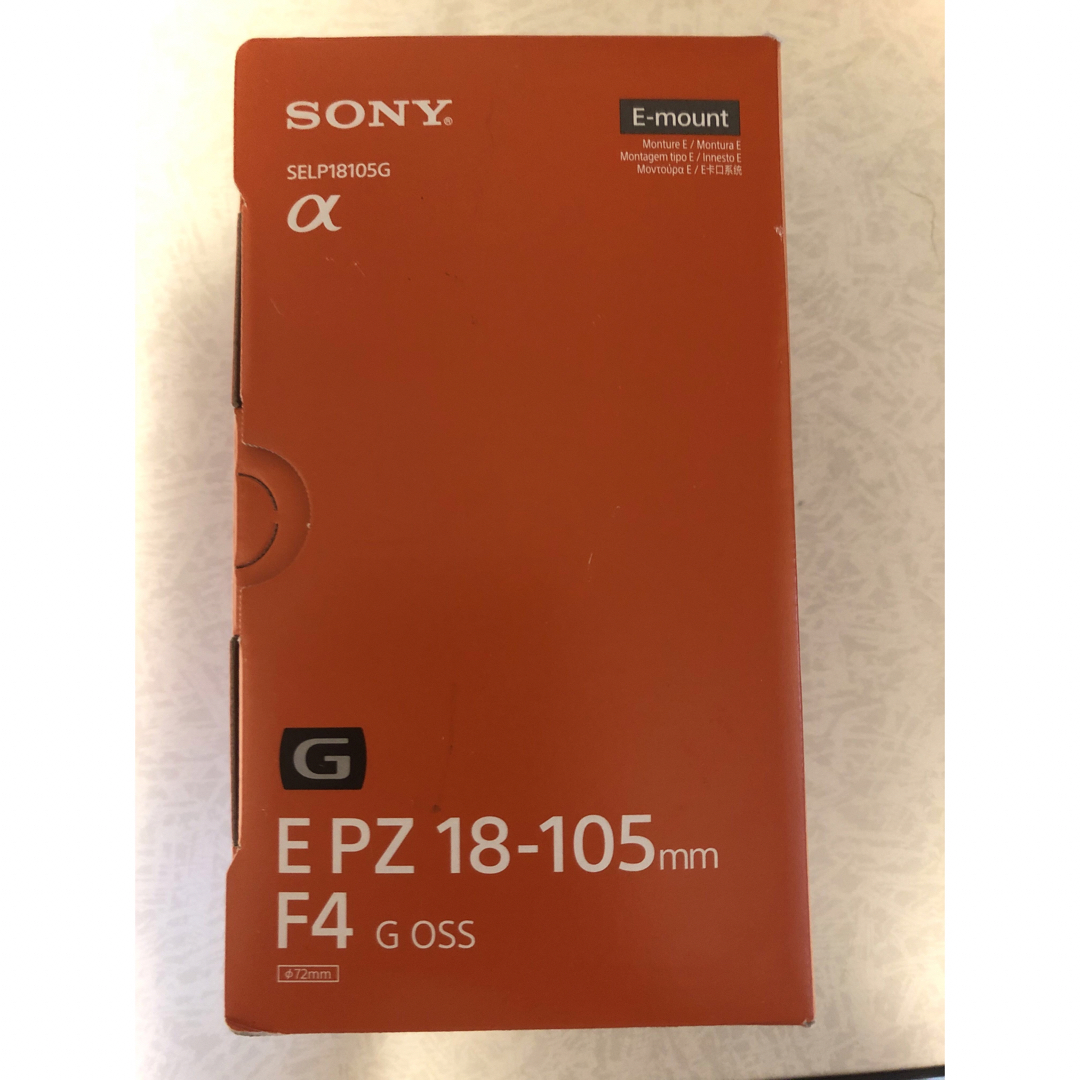Sony E PZ 18-105mm F4 G OSS α[Eマウント]用レンズ