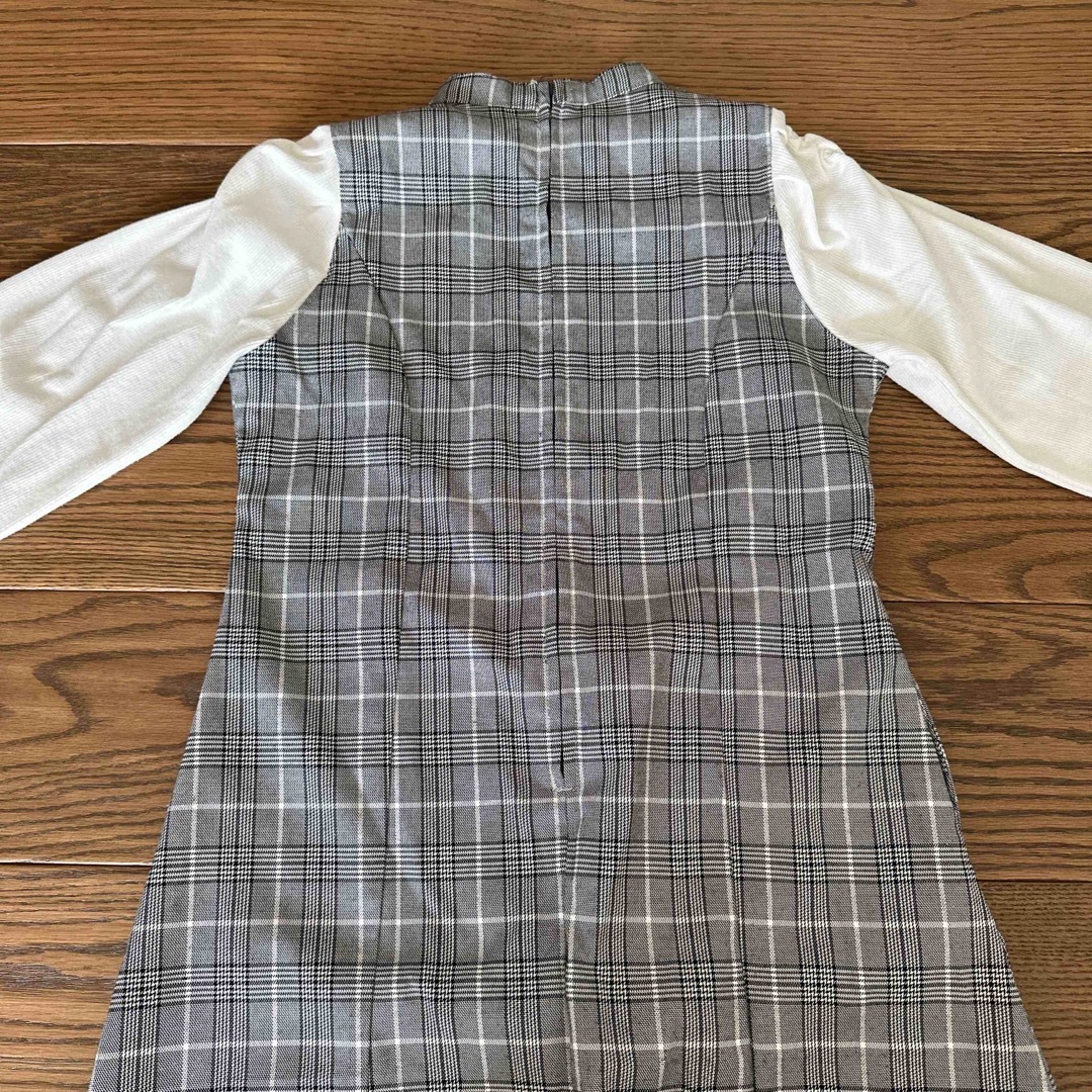 ALGY(アルジー)の140センチ　長袖ワンピース キッズ/ベビー/マタニティのキッズ服女の子用(90cm~)(ワンピース)の商品写真