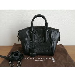 マッキントッシュ(MACKINTOSH)のmacron樣専用★マッキントッシュロンドン 2way ハンドバッグ　レザー 黒(ハンドバッグ)