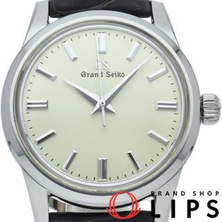 セイコー グランドセイコー メカニカル 3デイズ 37.3mm エレガント コレクション Grand Seiko Elegant Collection SBGW231(9S64-00A0) 箱 保証書 SS/革 メンズ時計 アイボリー 仕上げ済 美品