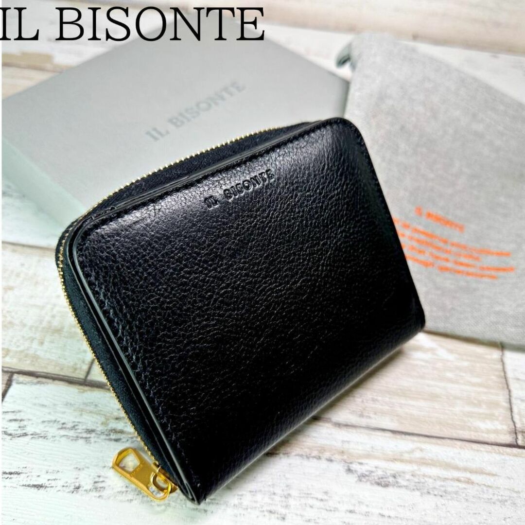 IL BISONTE - IL BISONTE イルビゾンテ 二つ折り財布 ラウンド ...