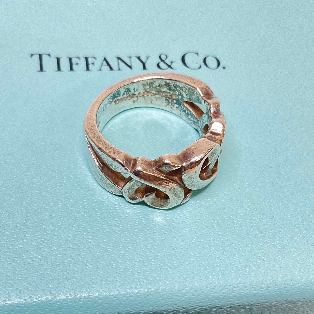 Tiffany & Co.(ティファニー)の正規品　ティファニー　リング　6号　SV925　トリプルラビングハート レディースのアクセサリー(リング(指輪))の商品写真