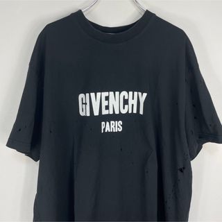 【希少】GIVENCHY デストロイ加工 ビッグTシャツ size:XL