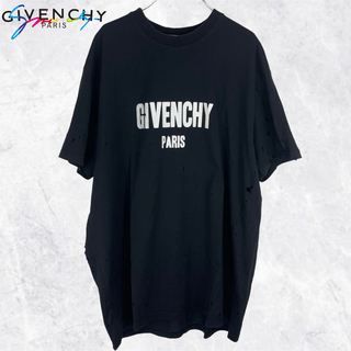 ジバンシィ(GIVENCHY)の【希少】GIVENCHY デストロイ加工 ビッグTシャツ size:XL(Tシャツ/カットソー(半袖/袖なし))