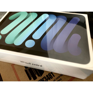 アップル(Apple)の【新品未開封品】iPad mini 第6世代 WiFi 64GB スペースグレイ(タブレット)