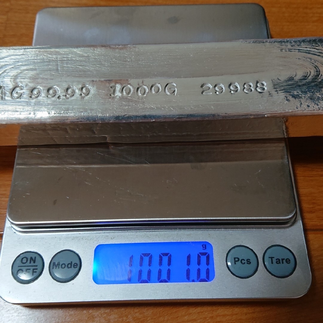 森銀 純銀インゴット 1000g