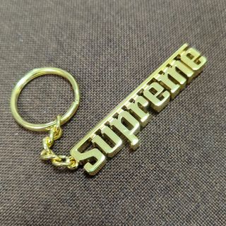 シュプリーム(Supreme)の Supreme 16AW Grand Prix GOLD キーホルダー 新品(キーホルダー)