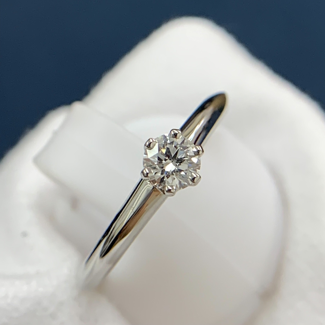 ティファニー リング 指輪 ソリテール ダイヤモンド 0.23ct PT950-