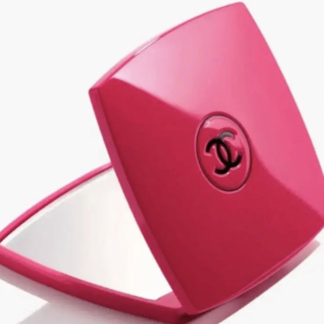 CHANEL - CHANEL シャネル 限定 ミラー 143 DIVA ピンク 鏡 巾着付きの