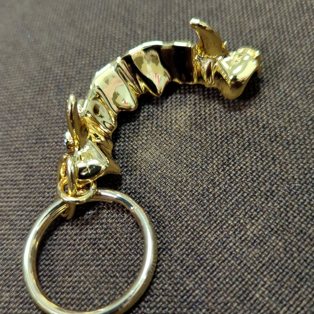 Supreme Fronts Keychain Gold - SS19 - US