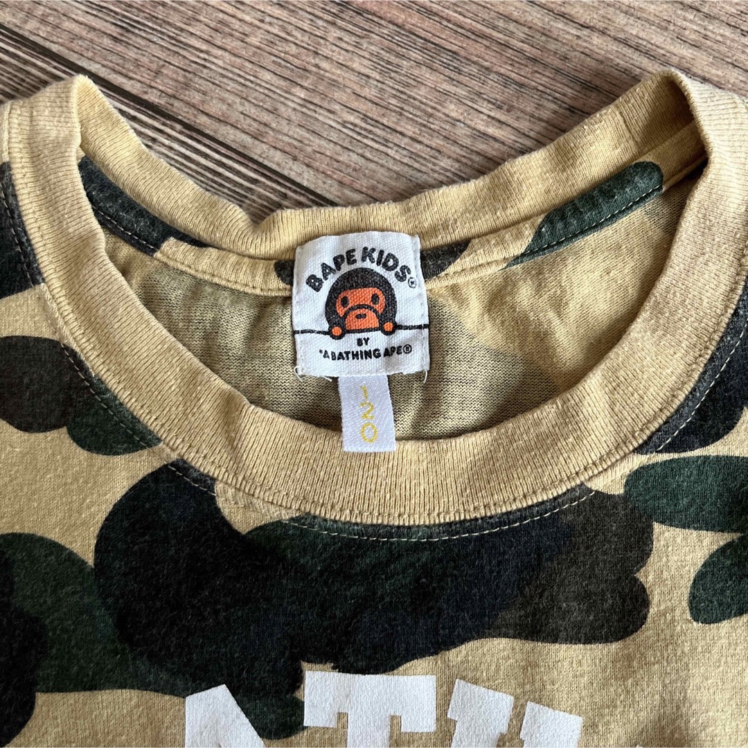 BAPE KIDS ベイプキッズ タンクトップ 迷彩 カモ 120cm - Tシャツ