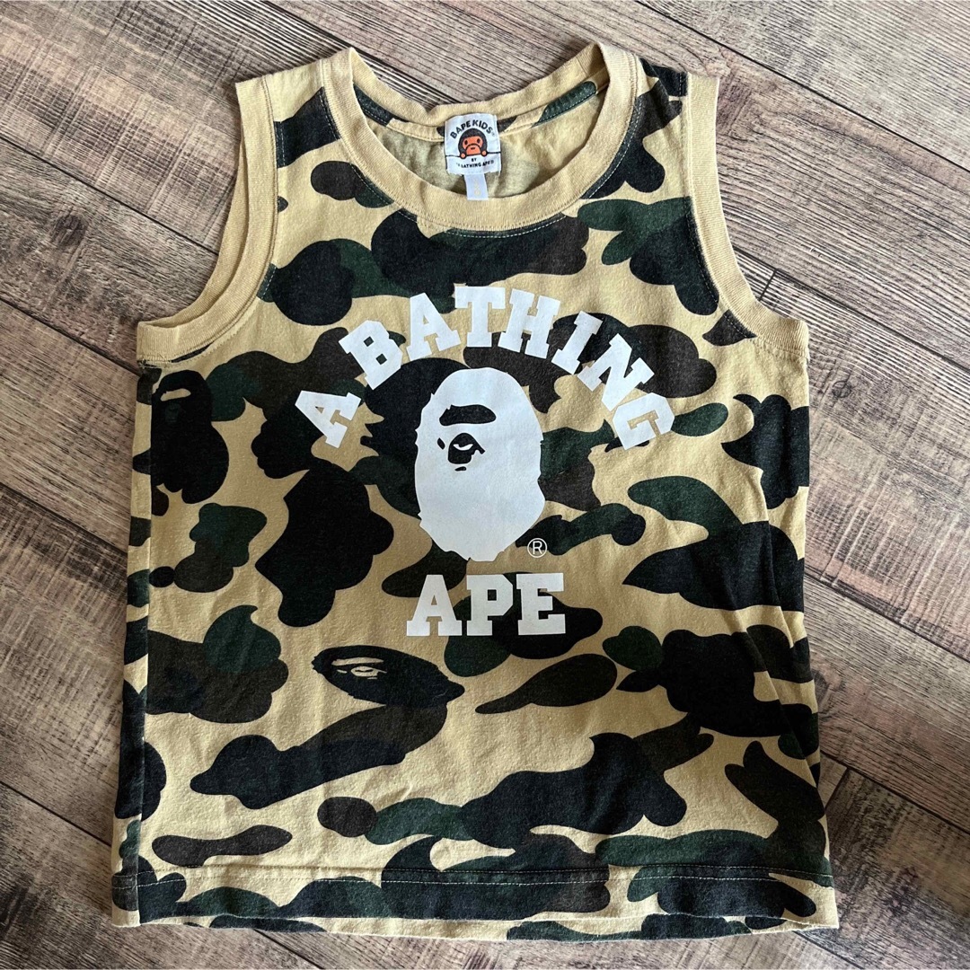 ジャケット/上着BAPE KIDS ベストAPE サル迷彩