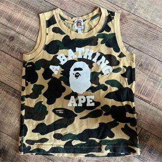 ベイプキッズ(BAPE KIDS)のBAPE KIDS ベイプキッズ タンクトップ 迷彩 カモ 120cm(Tシャツ/カットソー)