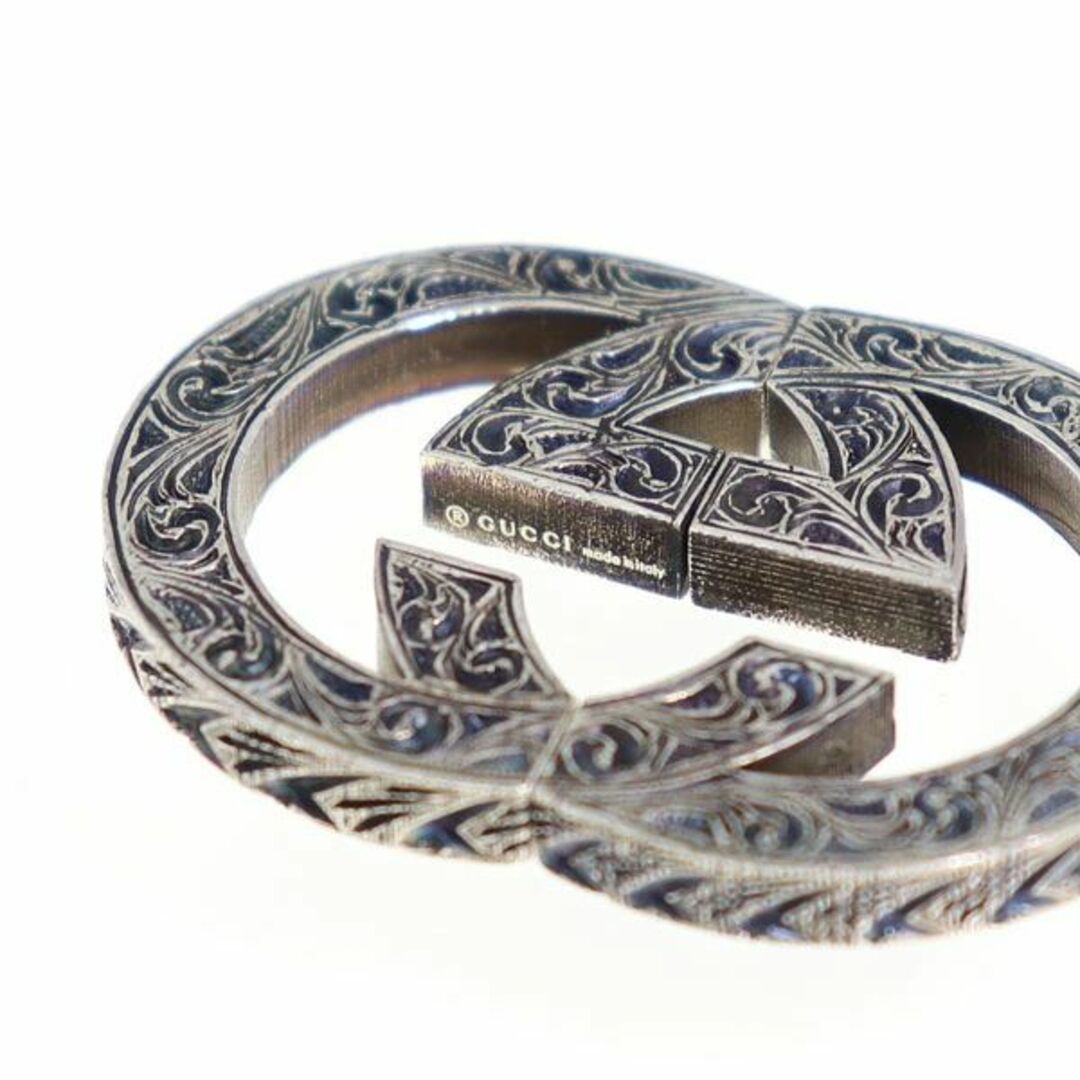 極美品✨グッチ インターロッキングG キーリング バッグチャーム