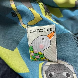 mannine マンナイン 総柄ワンピース 岸本万里