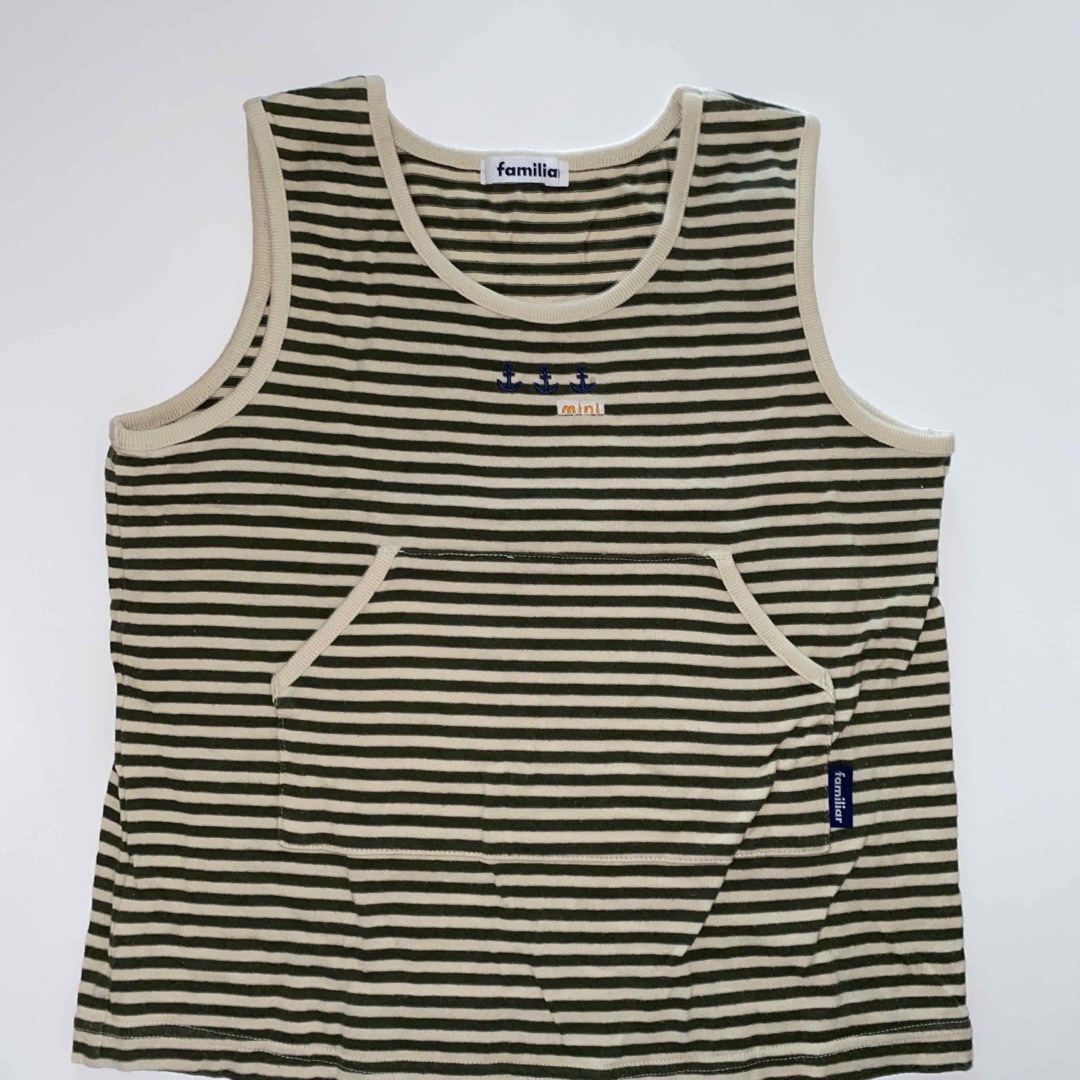 familiar(ファミリア)のfamiliar 中古タンクトップ　120センチ キッズ/ベビー/マタニティのキッズ服男の子用(90cm~)(Tシャツ/カットソー)の商品写真