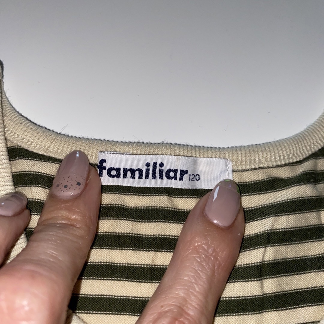 familiar(ファミリア)のfamiliar 中古タンクトップ　120センチ キッズ/ベビー/マタニティのキッズ服男の子用(90cm~)(Tシャツ/カットソー)の商品写真