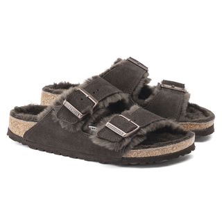 ビルケンシュトック(BIRKENSTOCK)のBIRKENSTOCK ARIZONA SHEARLING モカ 28cm(サンダル)