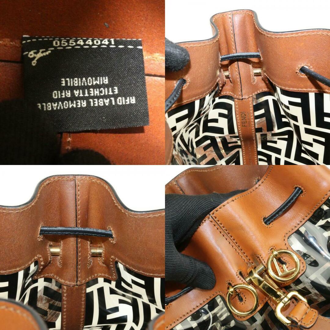 FENDI - FENDI モントレゾール 8BT298 ブラウン ブラック FENDI - FENDI モントレゾール 8BT298 ブラウン ブラック