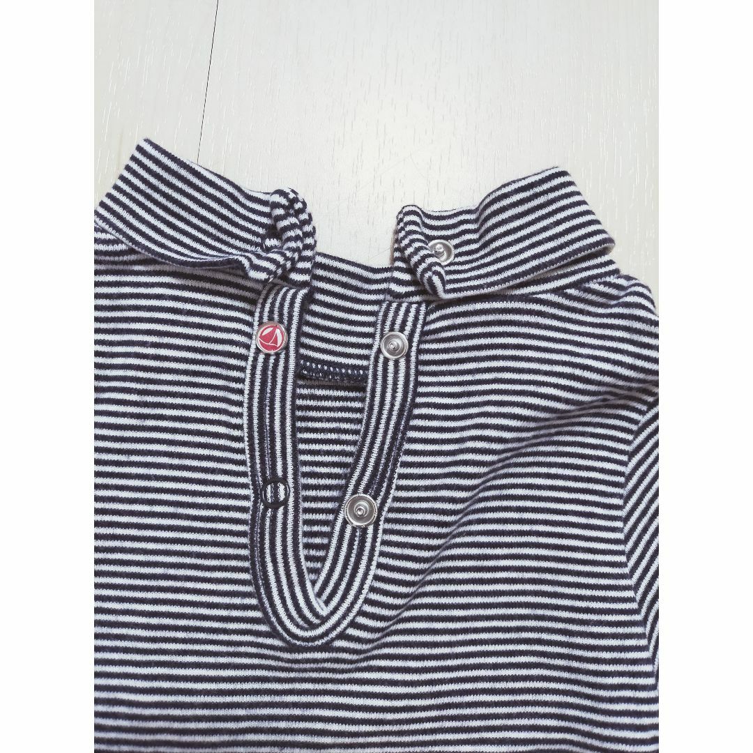 PETIT BATEAU(プチバトー)のプチバトーロンパース81cm キッズ/ベビー/マタニティのベビー服(~85cm)(ロンパース)の商品写真