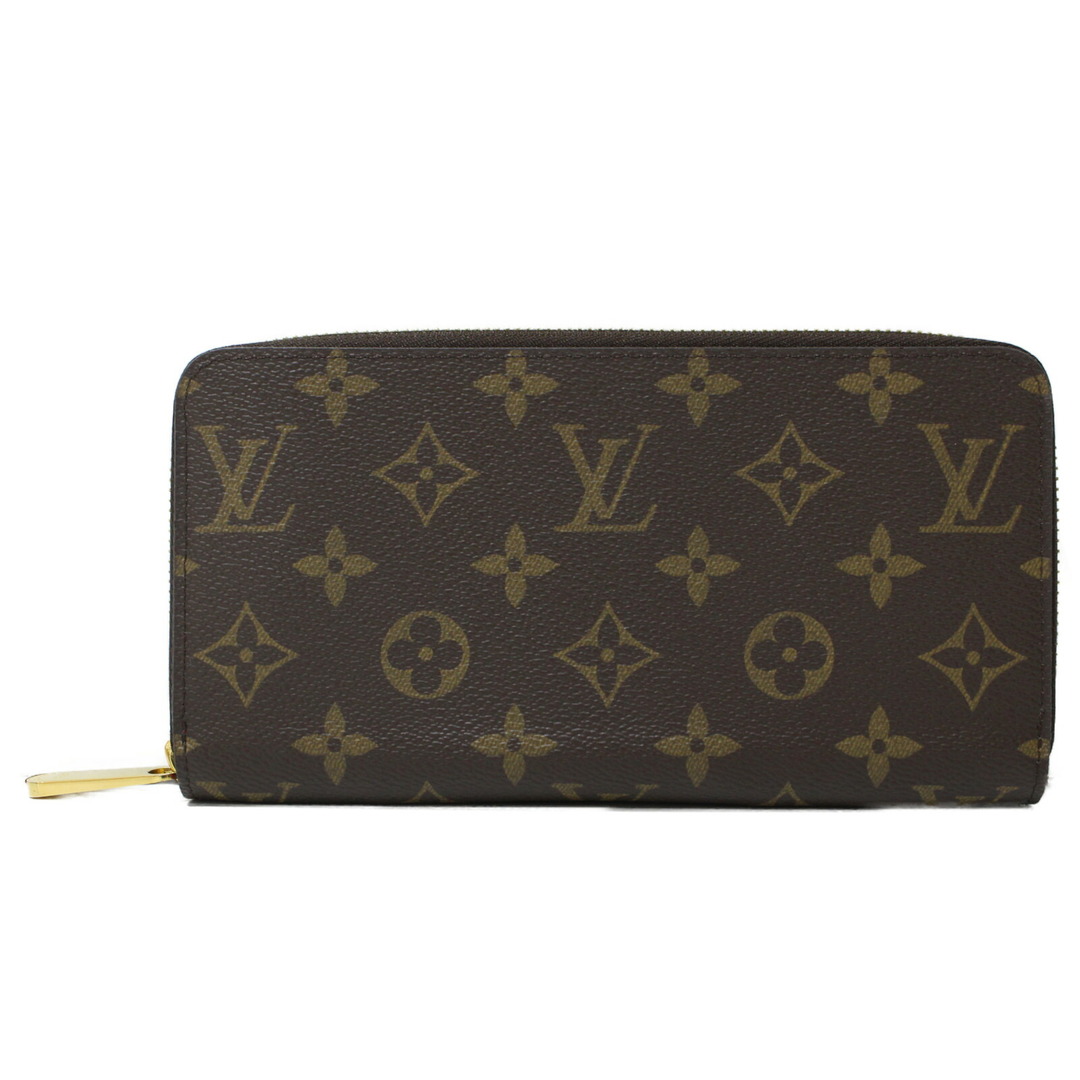 【箱・布袋あり】LOUIS VUITTON　ルイヴィトン　ジッピーウォレット　M41896　長財布　モノグラム　コクリコ　ブラウン×レッド　レディース　メンズ　ユニセックス　ギフト　プレゼント包装可松前R56号店