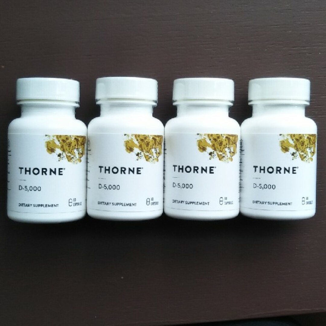 Thorne  ビタミンD iHerb 4ボトルセット