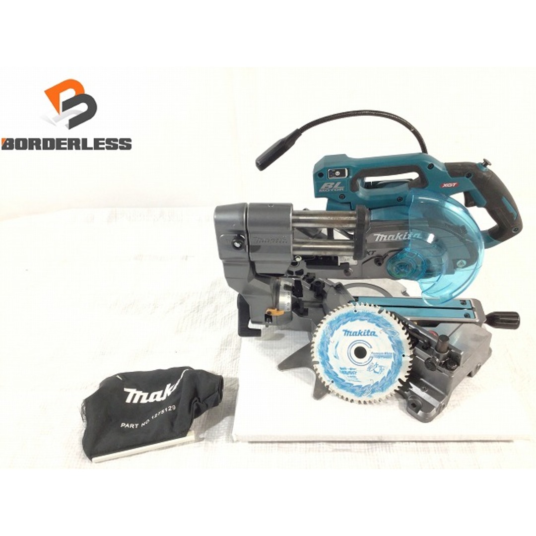 ☆比較的綺麗☆makita マキタ 40Vmax 165mm 充電式スライドマルノコ LS001G 本体のみ コードレス スライド丸のこ スライド丸ノコ 77975