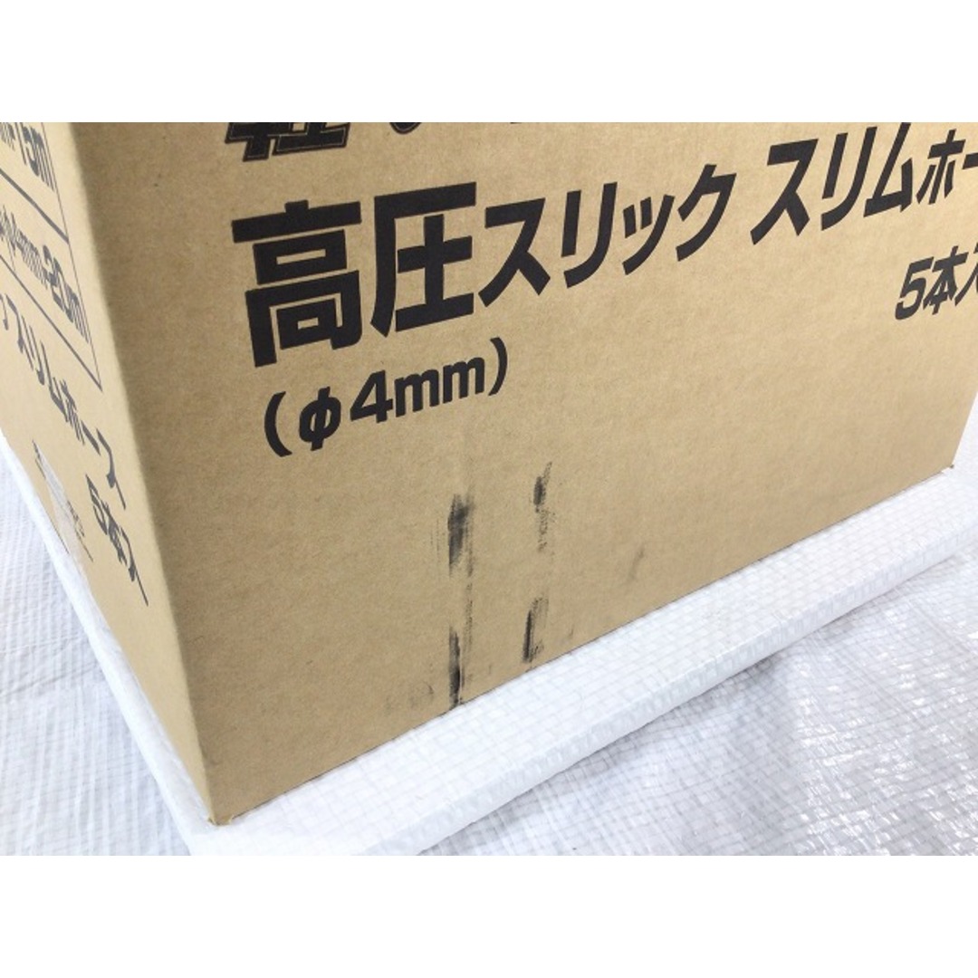 バイク☆未使用品 5本セット☆makita マキタ 高圧スリック スリムホース A-51742 内径4ｍｍ×外径8ｍｍ 15ｍ エアホース 78145