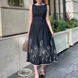 ハーリップトゥ(Her lip to)のherlipto  Tulip Cotton Blend Midi Dress(ロングワンピース/マキシワンピース)