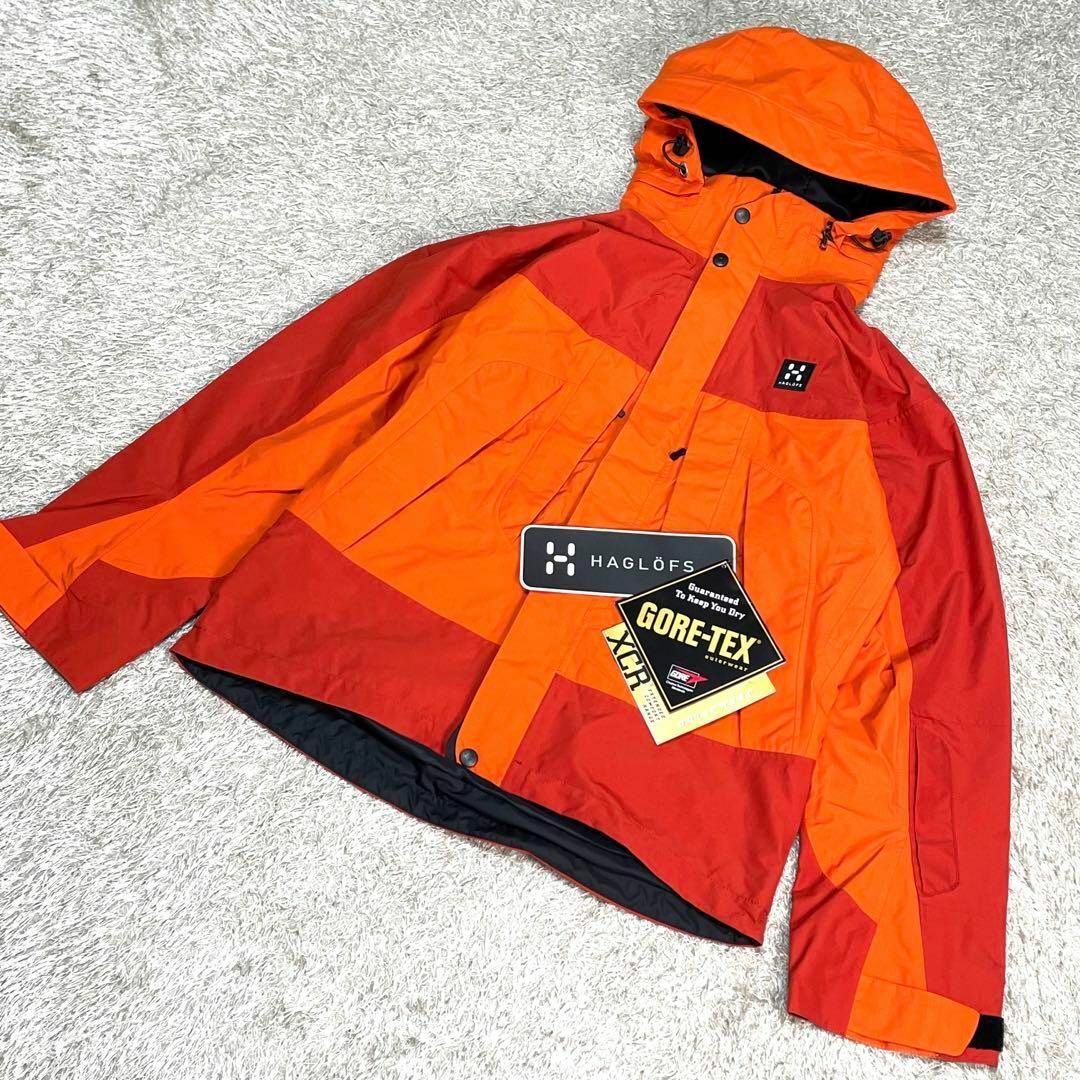 Haglofs - 未使用タグ付 HAGLOFS GORETEX マウンテンパーカー 裏地