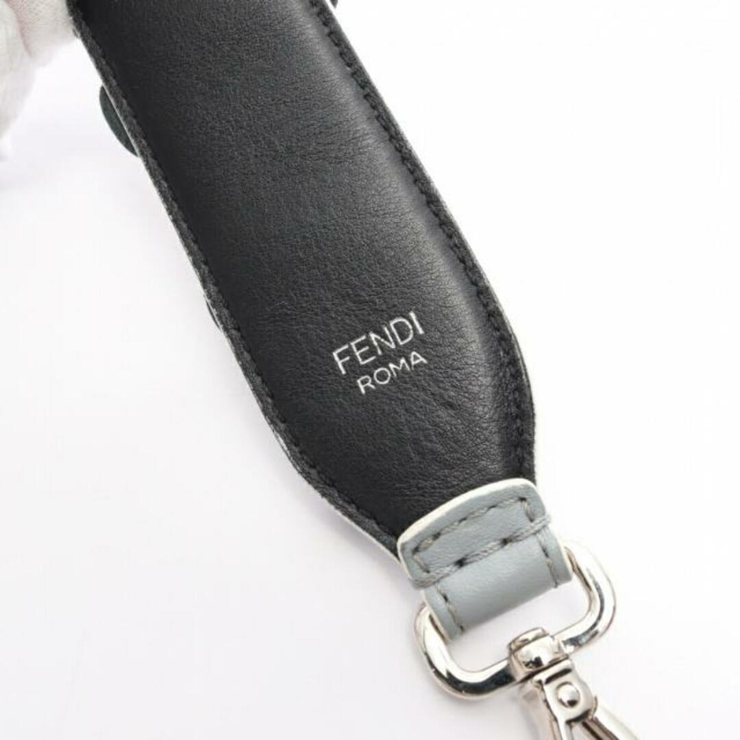 FENDI(フェンディ)のストラップユー ショルダーストラップ フラワー レザー ライトブルー マルチカラー スタッズ レディースのファッション小物(その他)の商品写真