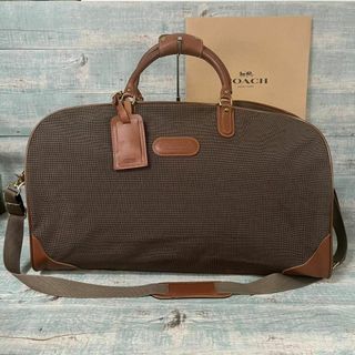 【良品】Coach コーチ ボストンバッグ 2way 南京錠 ドイツホック