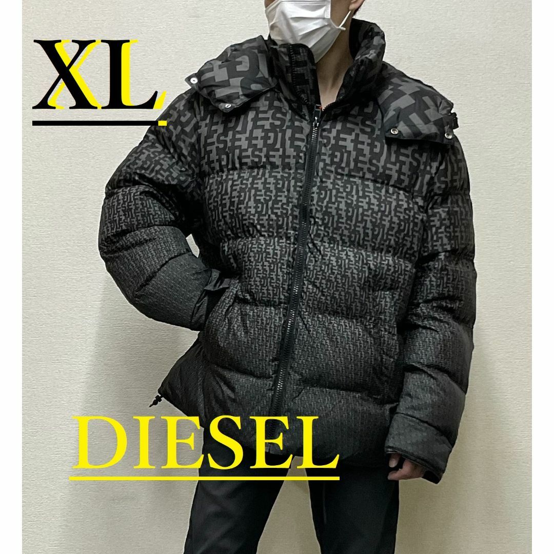 DIESEL - ディーゼル パテッド ジャケット 1322 XL ブラック 新品 ...