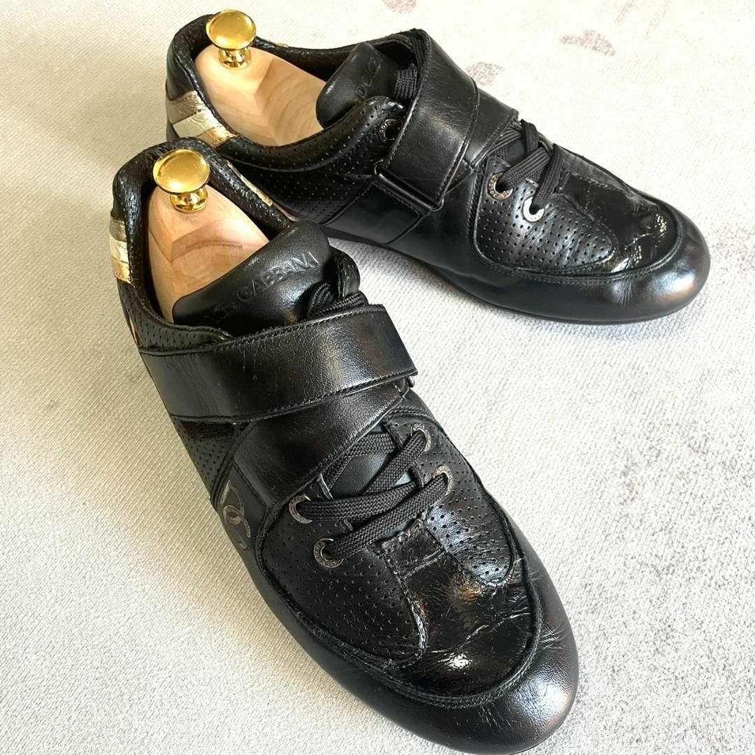 DOLCE＆GABBANA  ドルガバ メンズ レザースニーカー