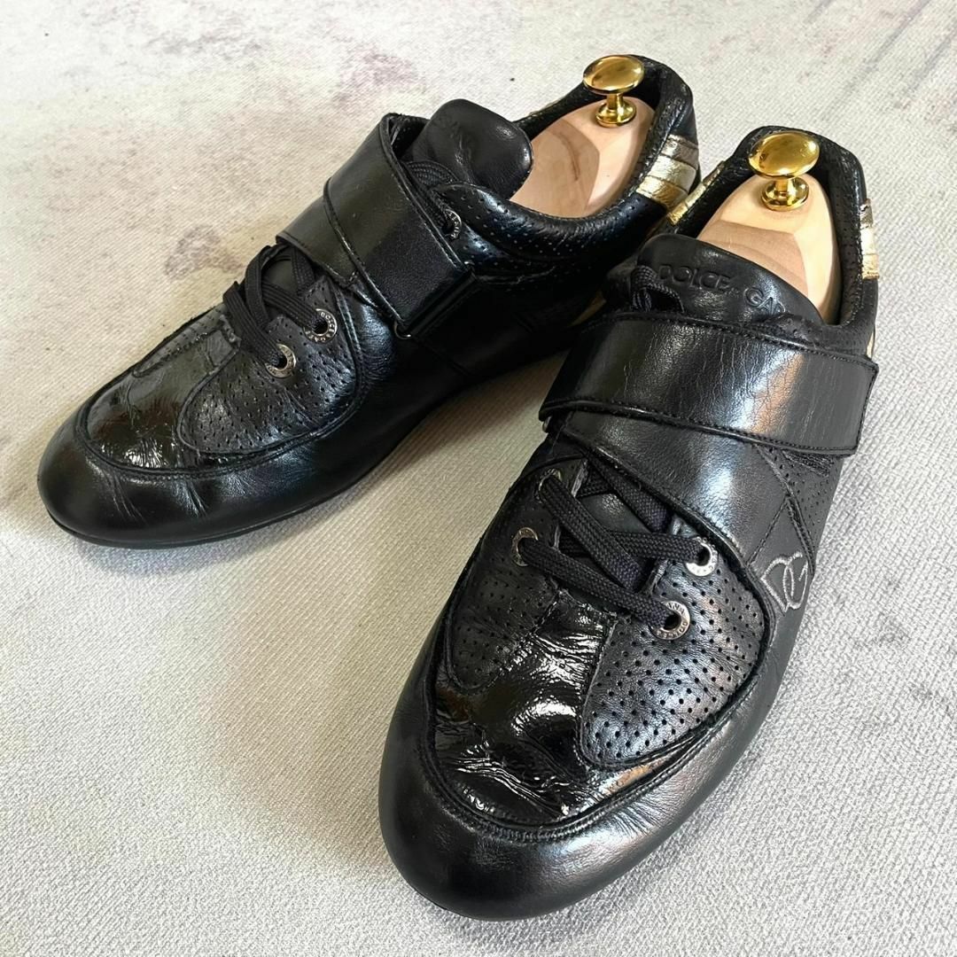 DOLCE＆GABBANA  ドルガバ メンズ レザースニーカー